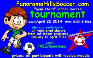 PanoramaHillsSoccer indoor soccer tournament – mini stars fest