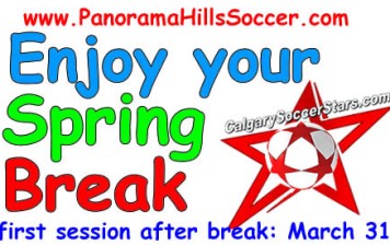Panorama Hills Soccer for kids – enjoy your spring break