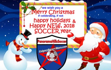 Merry Christmas & Happy New 2018, SOCCER year
