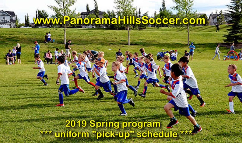 2019 SPRING SOCCER program – Uniform pick-up schedule 2019 SPRING SOCCER program – Uniform pick-up schedule