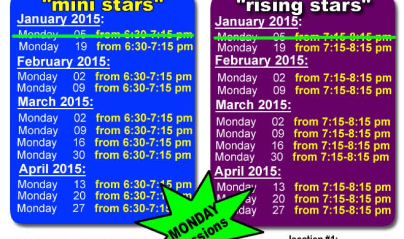 Schedule PanoramaHillsSoccer Winter 2015 – Monday sessions Schedule PanoramaHillsSoccer Winter 2015 – Monday sessions