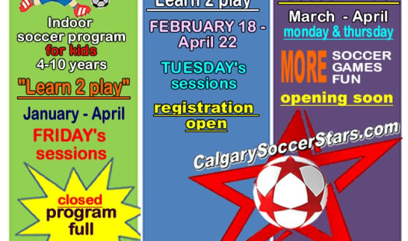 Registration open: “Learn 2 play” soccer in Panorama Hills