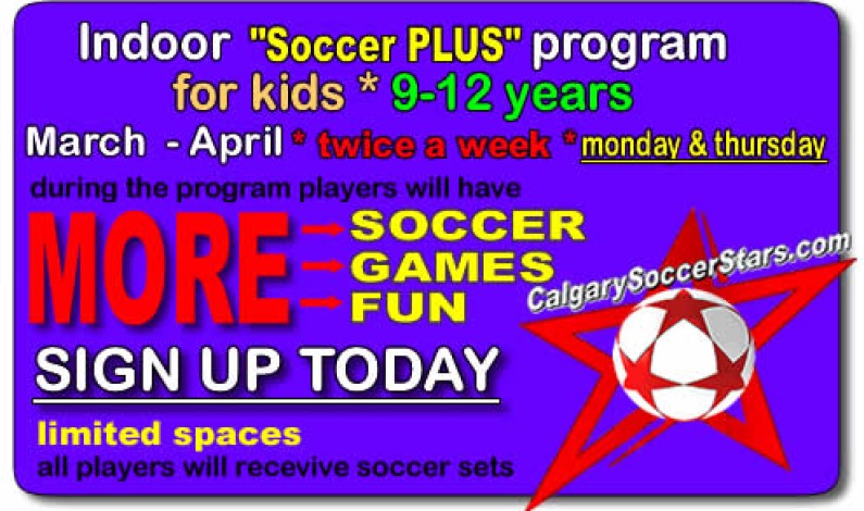 Panorama Hills Intensive soccer program * March-April 2014