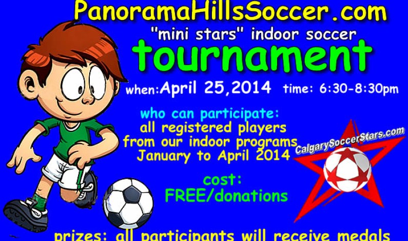 PanoramaHillsSoccer indoor soccer tournament – mini stars fest