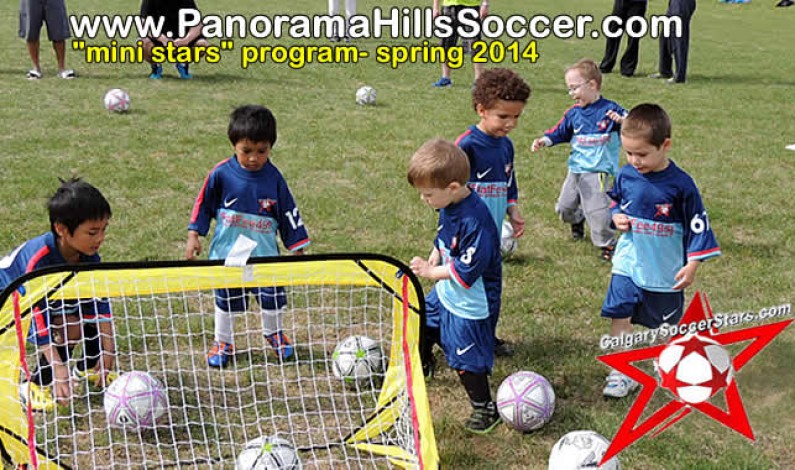 “Mini stars / timbits” summer soccer program for kids Panorama Hills NW