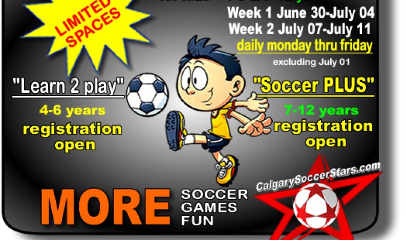 SUMMER SOCCER CAMP for kids in PANORAMA HILLS *  registration  OPEN