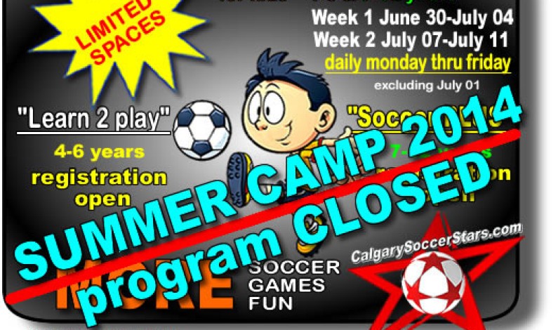 SUMMER CAMP 2014 closed – few spots available for evening program