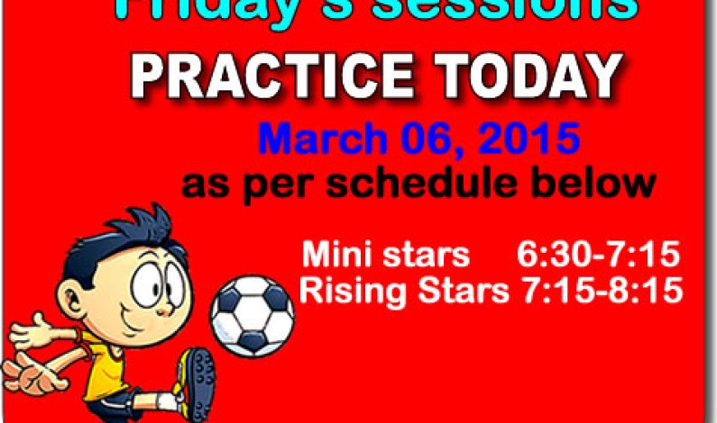 Soccer practice March 06 2015
