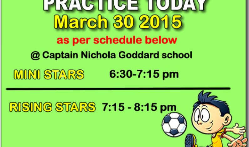 March 30 2015 soccer practice PanoramaHillsSoccer