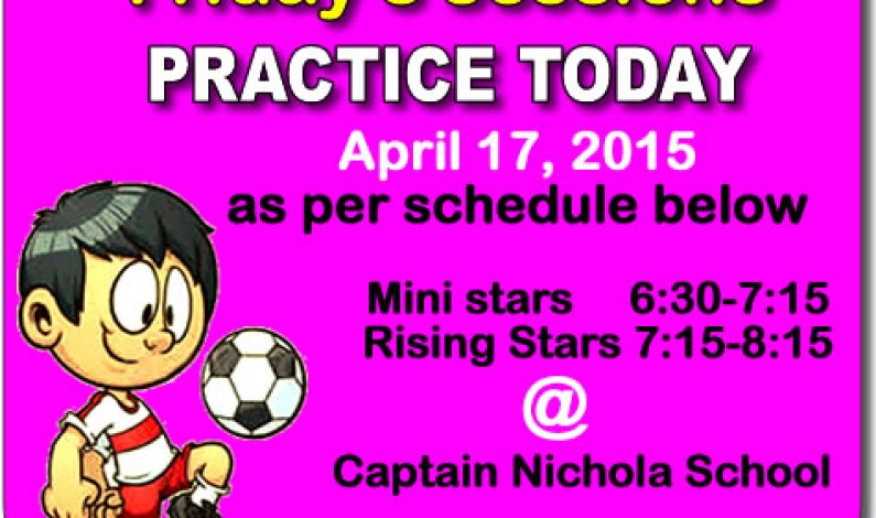 Soccer practice April 17 2015, Panorama Hills Soccer