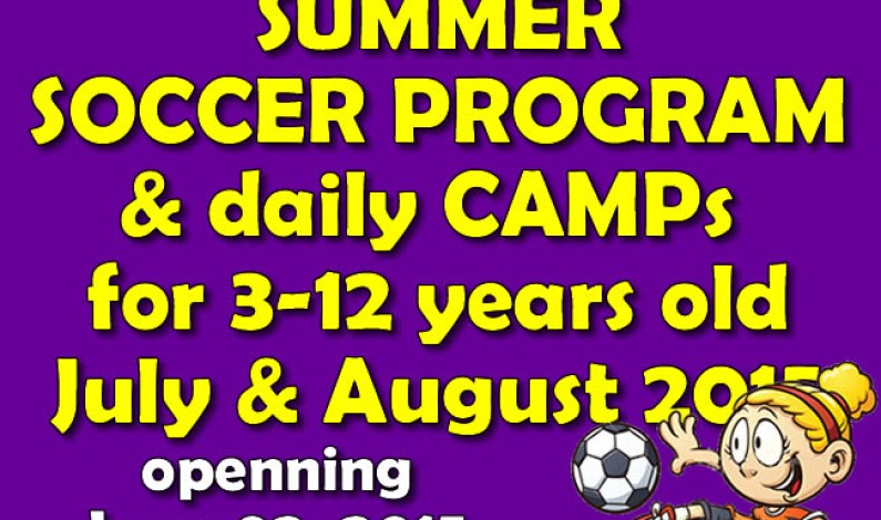 SUMMER SOCCER in Panorama HIlls for kids SUMMER SOCCER in Panorama HIlls for kids