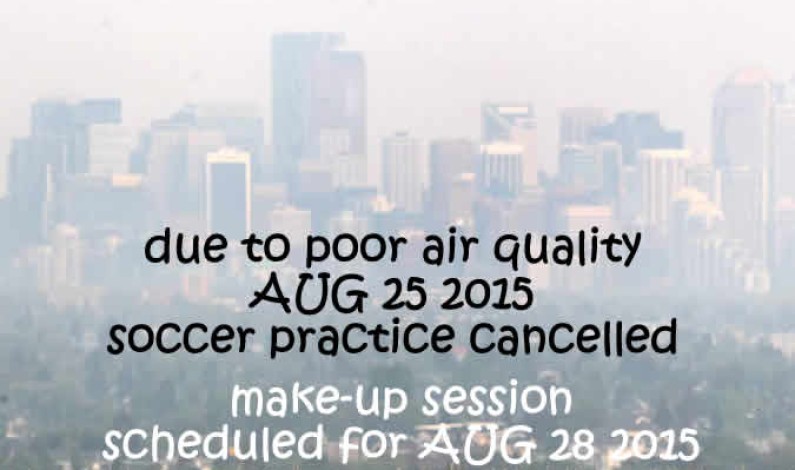 Soccer practice Aug 25 2015, cancelled Soccer practice Aug 25 2015, cancelled