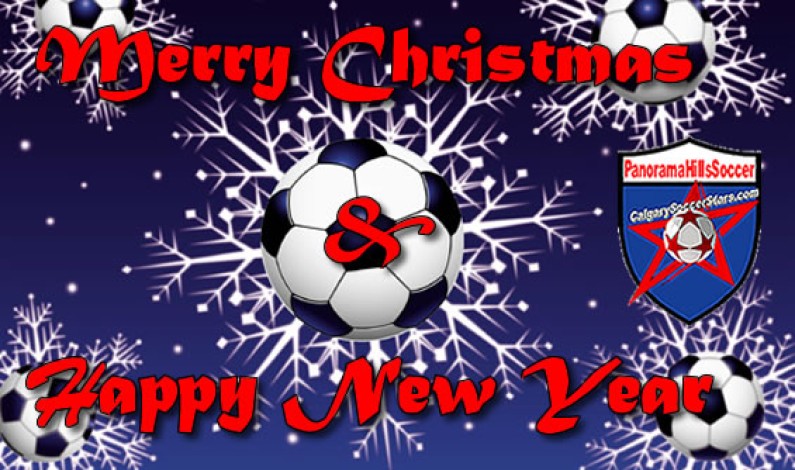 Merry Christmas & Happy New 2016 SOCCER year