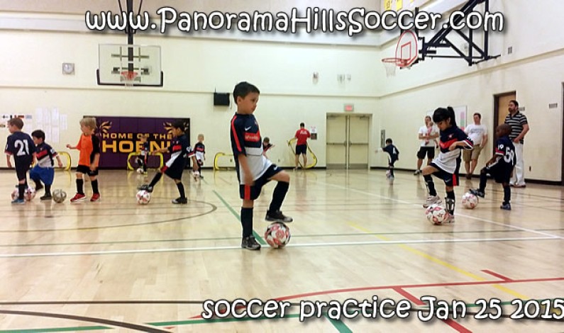 Jan 26 2016, Soccer Practice @ Panorama HIlls