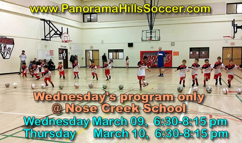 “Wednesday program” ONLY – practices on March 09 & 10