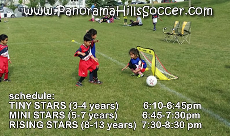 Panorama Hills Soccer practice Wednesday May 11