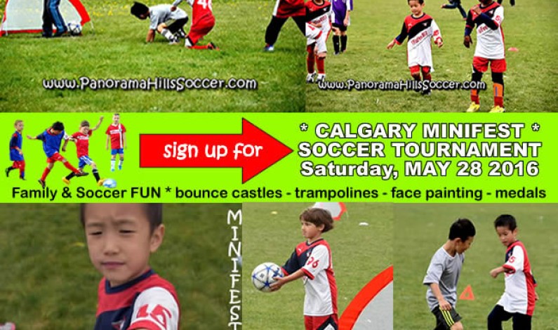 MINIFEST soccer tournament ** Saturday MAY 28