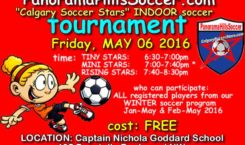 INDOOR soccer tournament Friday, MAY 06 2016 INDOOR soccer tournament Friday, MAY 06 2016