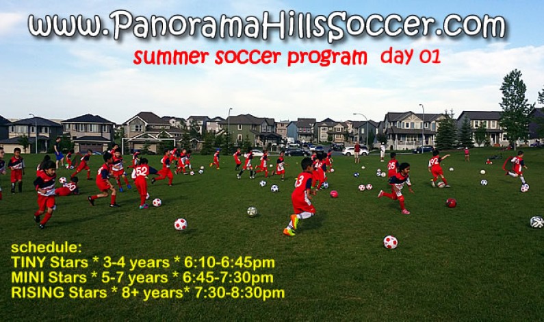 SUMMER SOCCER – day 01 -Thursday July 07 – Panorama Hills Soccer