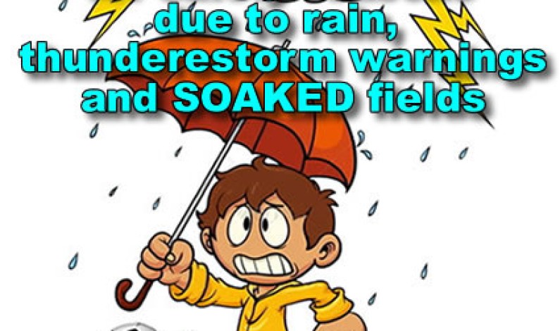 SOCCER PRACTICE CANCELLED for Tuesday, JULY 12 SOCCER PRACTICE CANCELLED for Tuesday, JULY 12