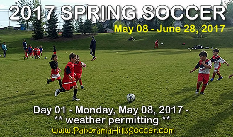 2017 SPRING SOCCER (outdoor) PROGRAM – DAY 01 – Monday May 08