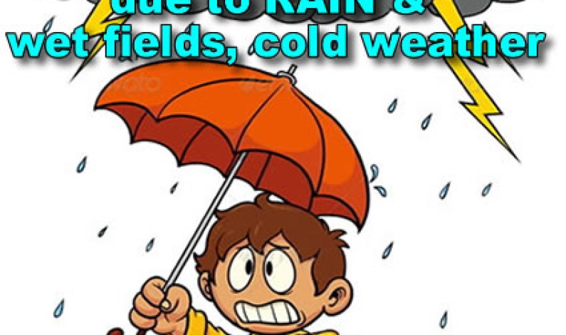 SOCCER practice cancelled for WEDNESDAY May 17 2017 SOCCER practice cancelled for WEDNESDAY May 17 2017