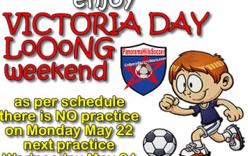 Enjoy Victoria Day Looong weekend – no practice Monday May 22