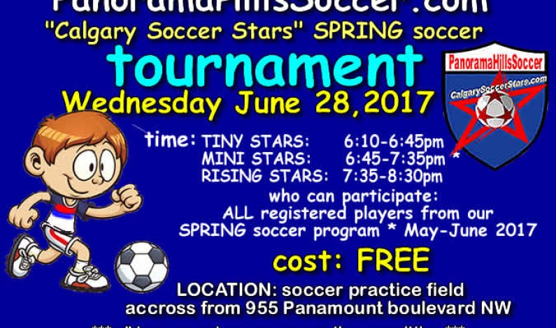 PanoramaHills/CalgarySoccerStars soccer tournament Wed June 28 2017 PanoramaHills/CalgarySoccerStars soccer tournament Wed June 28 2017