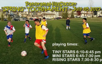 “SPRING SOCCER” tournament  Wednesday, July 05 2017