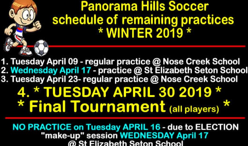 Remaining practices 2019 WINTER program Remaining practices 2019 WINTER program