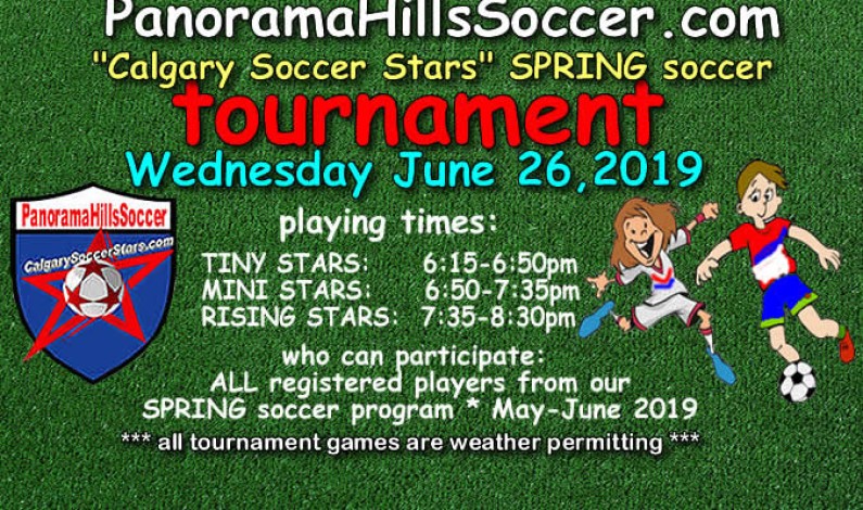 Soccer Tournament Wednesday June 26 2019