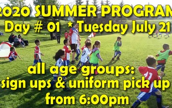 DAY #01 – SUMMER soccer program July 21 2020