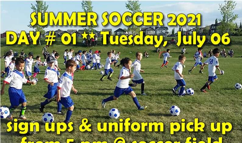 DAY #1 – SUMMER SOCCER PROGRAM – July 06 2021 DAY #1 – SUMMER SOCCER PROGRAM – July 06 2021