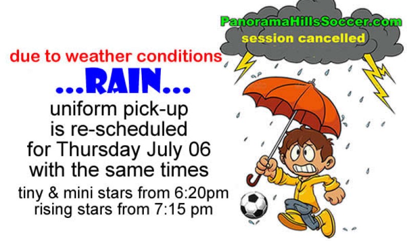 SOCCER DAY #01 – re-scheduled for Thur. July 06