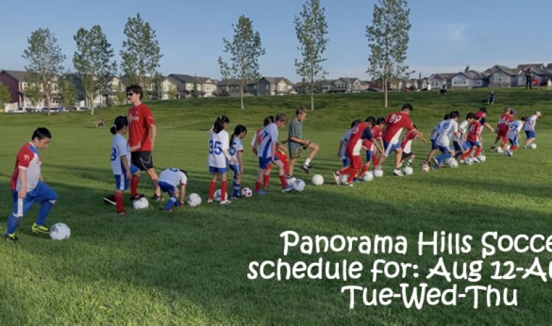 We’re Back to Soccer Practice @ Panorama Hills Soccer (Panamount Soccer Filed) We’re Back to Soccer Practice @ Panorama Hills Soccer (Panamount Soccer Filed)