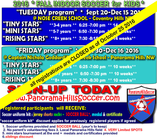 new-fall-schedule-soccer-for-kids-panorama-hills-closed