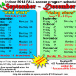 panoramahills schedule -autumn 2014