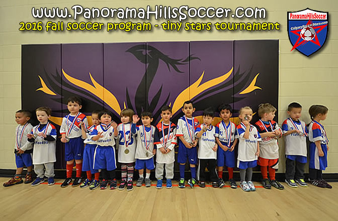 TINY soccer Stars 3-4 years,  panorama calgary soccer tournament 