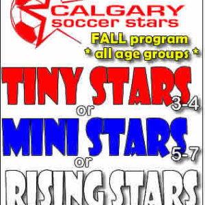 FALL Soccer  * Nov 04-Dec 16 - ALL age groups