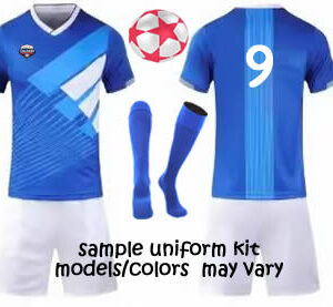 Player's Uniform kit (jersey, shorts, socks & soccer ball) PAYPAL